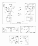 Carburetor Fuel Supply Diagram and Parts List for 157102-1013-E8  Briggs and Stratton Engine